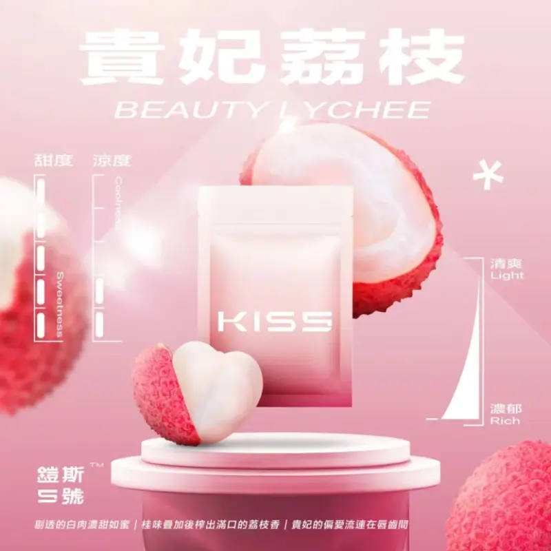 KISS-鎧斯5號一代煙彈-貴妃荔枝webp - ILIA 拓撲蒸汽 | 台灣電子霧化器官方旗艦店